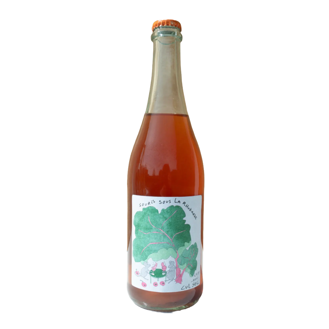 Souris sous la rhubarbe